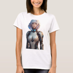 Female Cyborg anime style T-Shirt