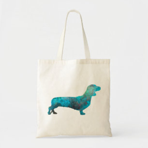 Female Dachshund in watercolor Tote Bag