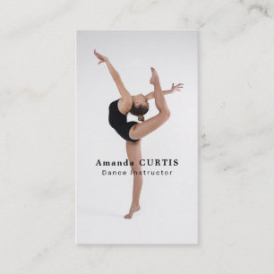 Female Dancer, Dancing Instructor, Dancer Business Card