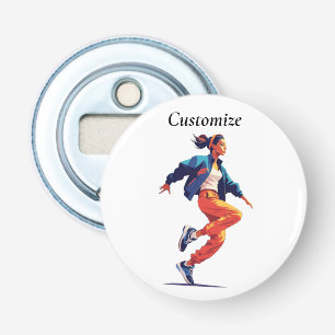 Female Dancer Hip Hop Thunder_Cove Bottle Opener