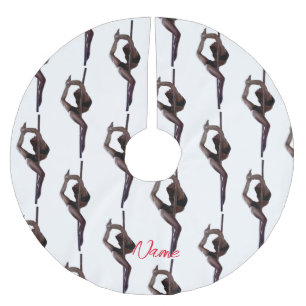 Female Dancer Thunder_Cove Brushed Polyester Tree Skirt