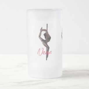 Female Dancer Thunder_Cove Frosted Glass Beer Mug