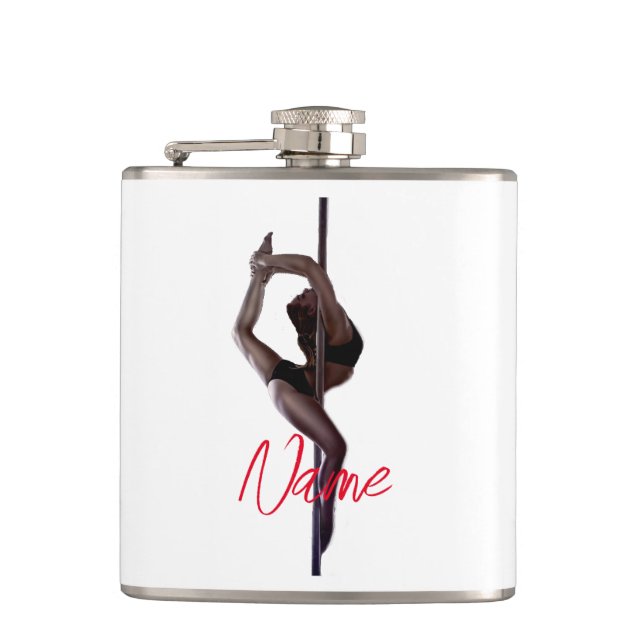 Female Dancer Thunder_Cove Hip Flask (Front)