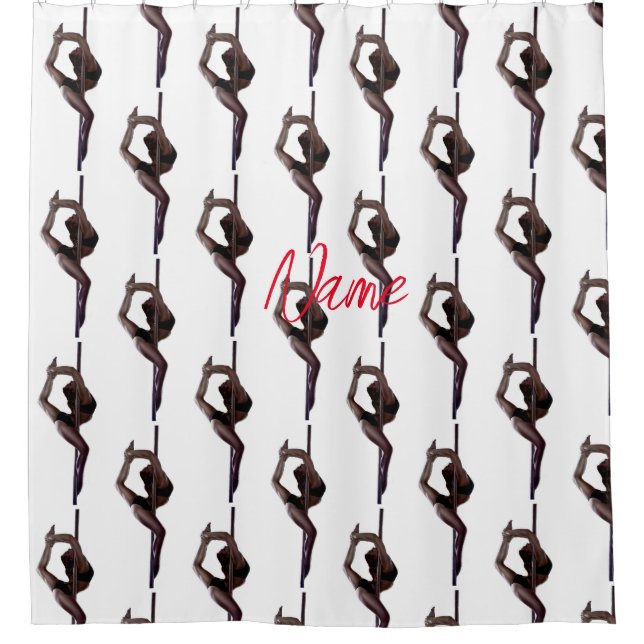 Female Dancer Thunder_Cove Shower Curtain (Front)