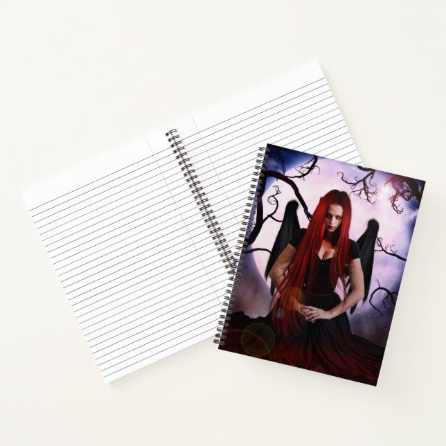 Female Demon Of The Night Notebook (Inside)