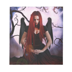 Female Demon Of The Night Notepad
