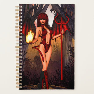  Female Devil In Red Planner