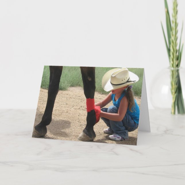 Female Doctor or Nurse Graduate - Western Card (Front)