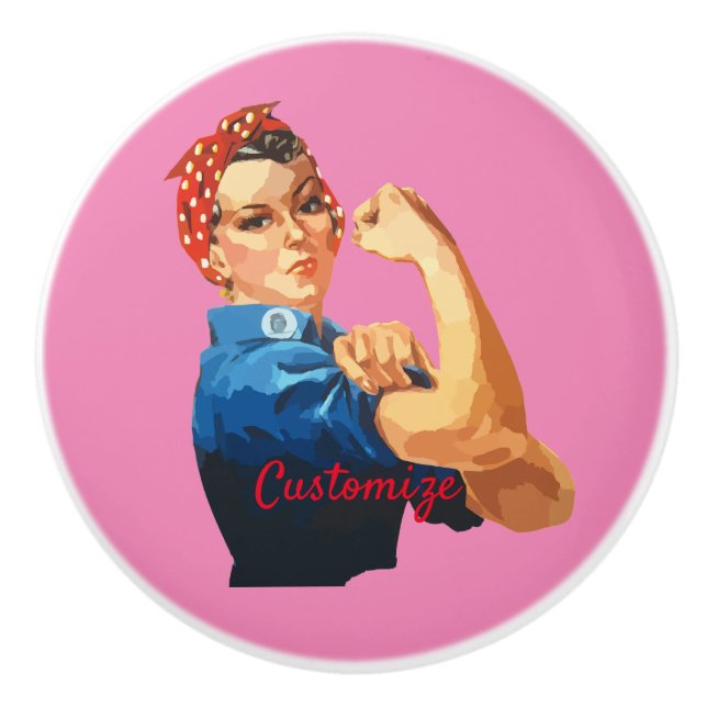 Female Empowerment Thunder_Cove Ceramic Knob (Front)