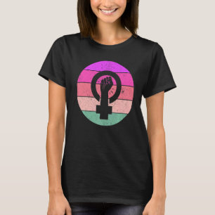 Female Equality Feminist Symbol Empowerment Femini T-Shirt