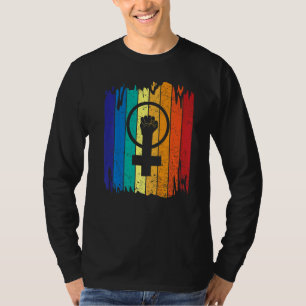 Female Equality Women's Rights Feminist Vintage Fe T-Shirt