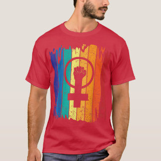 Female Equality Womens Rights Feminist Vintage Fem T-Shirt