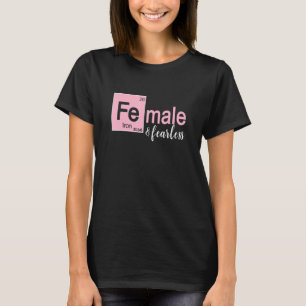 Female Fearless Stem Tee For Women Girls