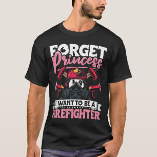 Female Firefighter Fireman Apparel Firefighting fo T-Shirt