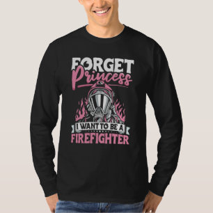 Female Firefighter Fireman Apparel Firefighting fo T-Shirt