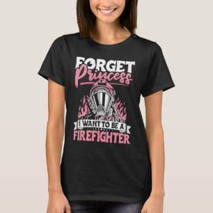 Female Firefighter Fireman Apparel Firefighting fo T-Shirt