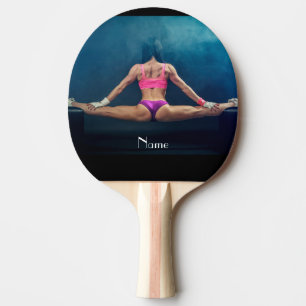 Female Fitness Model Split Thunder_Cove   Ping Pong Paddle