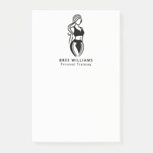 Female Fitness Personal Training Minimalist Post-it Notes