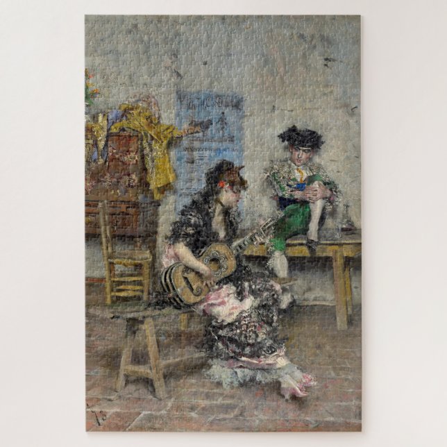 Female Flamenco Guitar Player (Spanish Guitarist) Jigsaw Puzzle (Vertical)