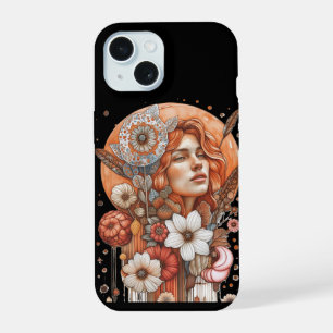Female flowers iPhone 15 case