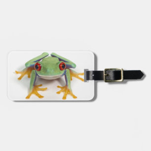 Female frog luggage tag