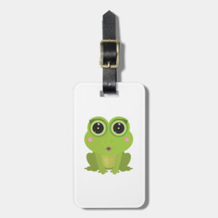 Female Frog Luggage Tag
