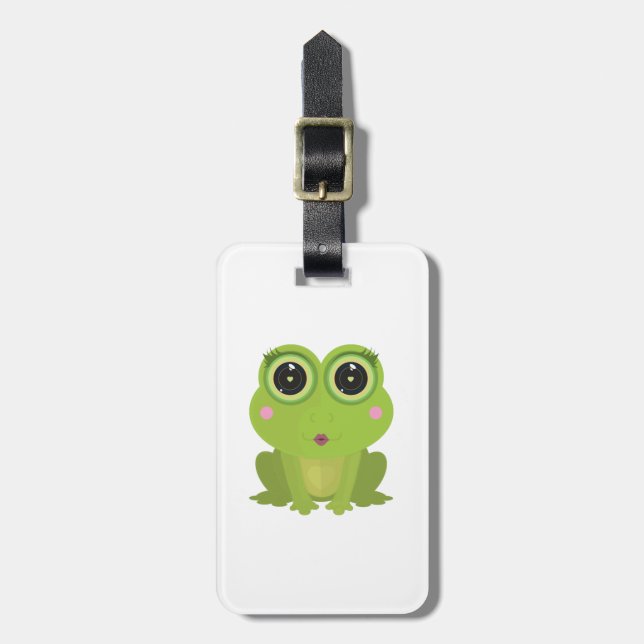 Female Frog   Luggage Tag (Front Vertical)