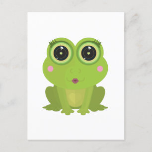 Female Frog  Postcard