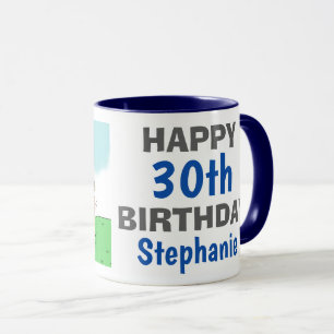 Female Golfer Birthday Mug