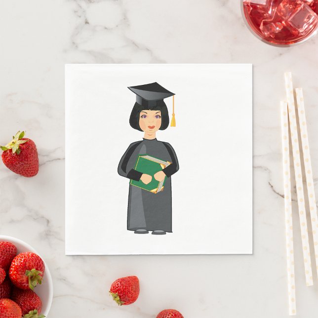 Female Graduate Napkin (Creator Uploaded)