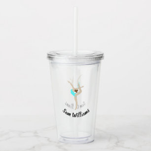 Female Gymnast Acrylic Tumbler