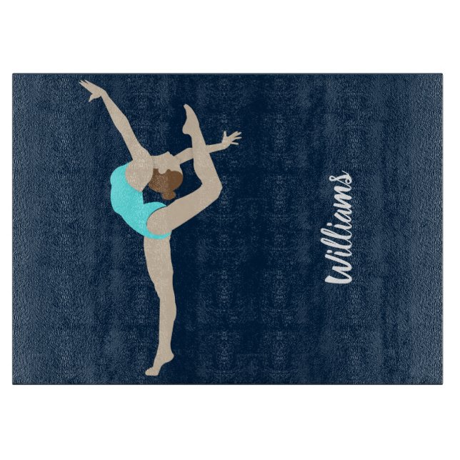 Female Gymnast Cutting Board (Front)