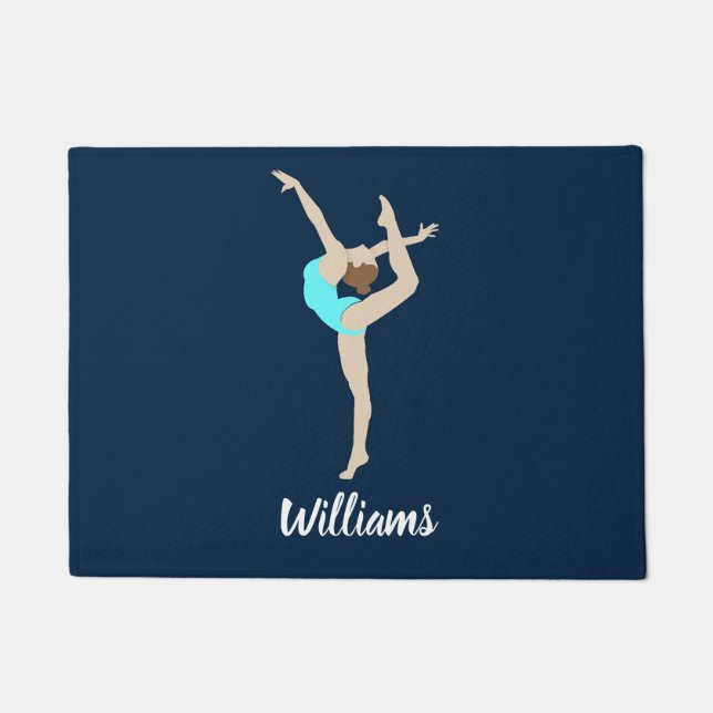 Female Gymnast Doormat (Front)