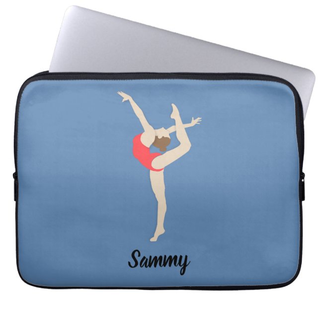 Female Gymnast Laptop Sleeve (Front)