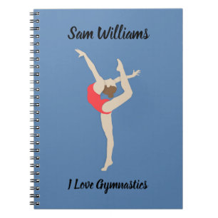 Female Gymnast Notebook