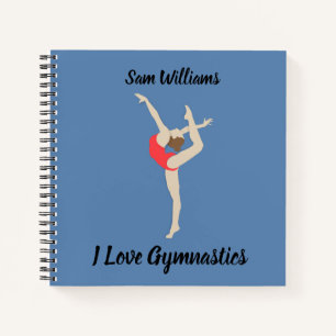Female Gymnast Notebook