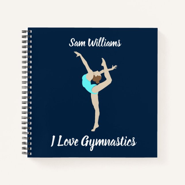 Female Gymnast Notebook (Front)