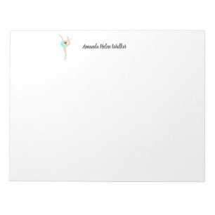 Female Gymnast Notepad