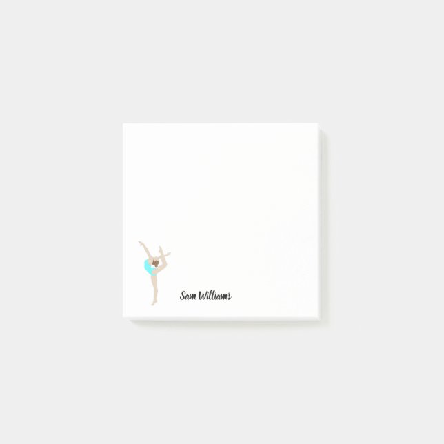Female Gymnast Post-it Notes (Front)