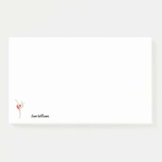 Female Gymnast Post-it Notes (Front)