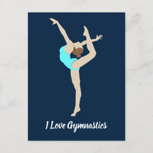 Female Gymnast Postcard