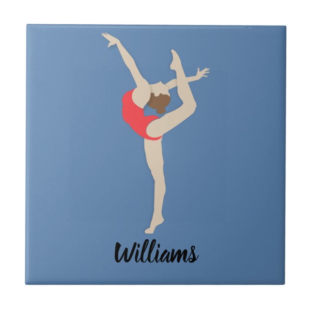 Female Gymnast Tile (Front)