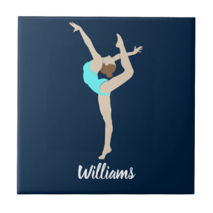 Female Gymnast Tile