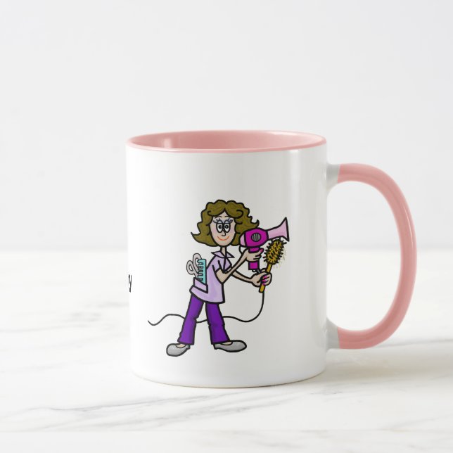 Female Hair Stylist Appreciation Day Mug (Right)