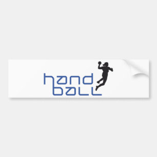 female handball bumper sticker