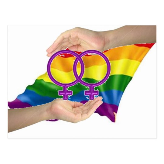 Female Hands and Symbols Postcard