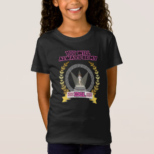 Female Idol Singing Spotlight Stage KPop Music T-Shirt