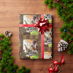 Female King • Afrocentric Wrapping Paper