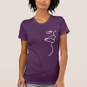FEMALE KISSING LEFT SIDE - WHITE -.png T-Shirt