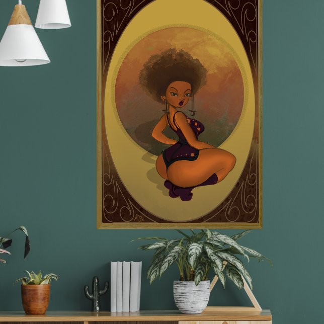 Female Lady Bug type poster (Living Room 1)